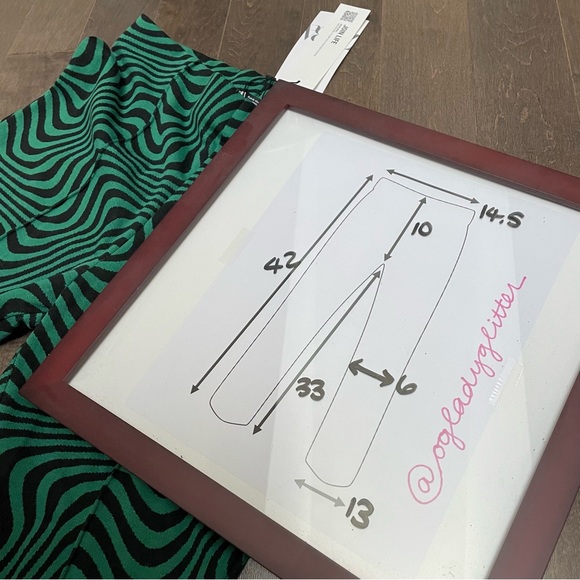 Zara Groovy Stripes Flare Pants - NWT - Picture 12 of 13